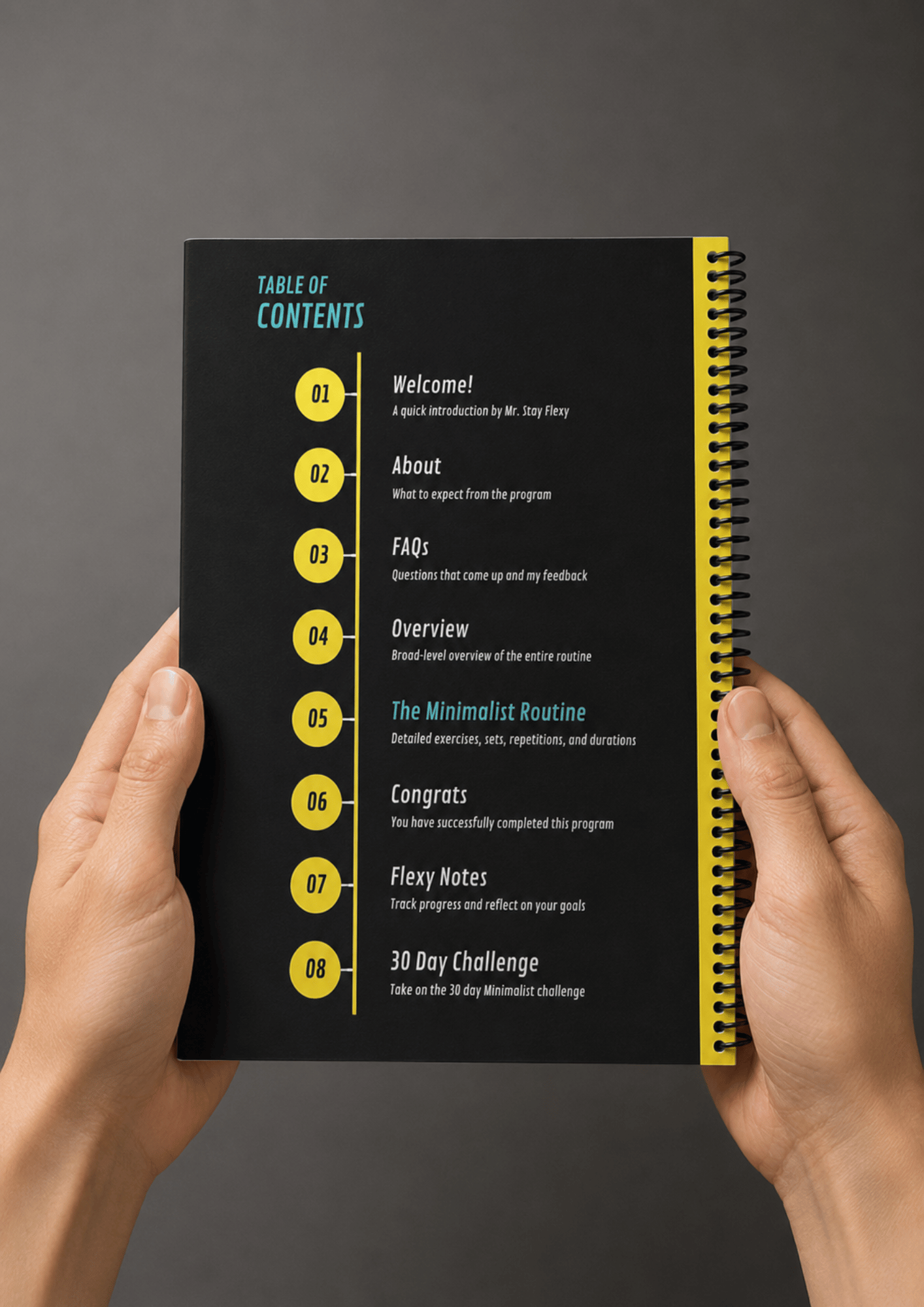 MINIMALIST: A condensed flexibility routine (Print Version)